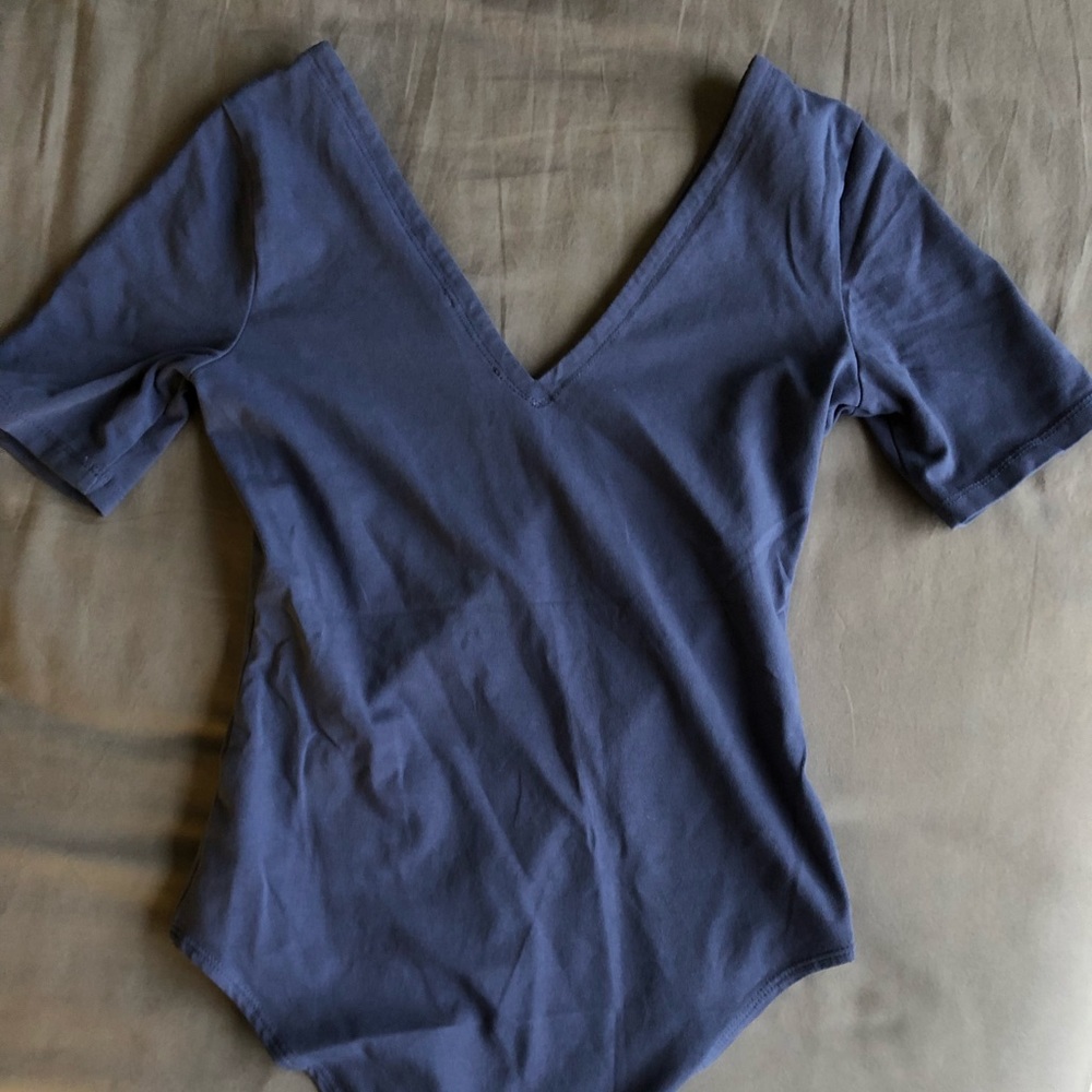Blue bodysuit